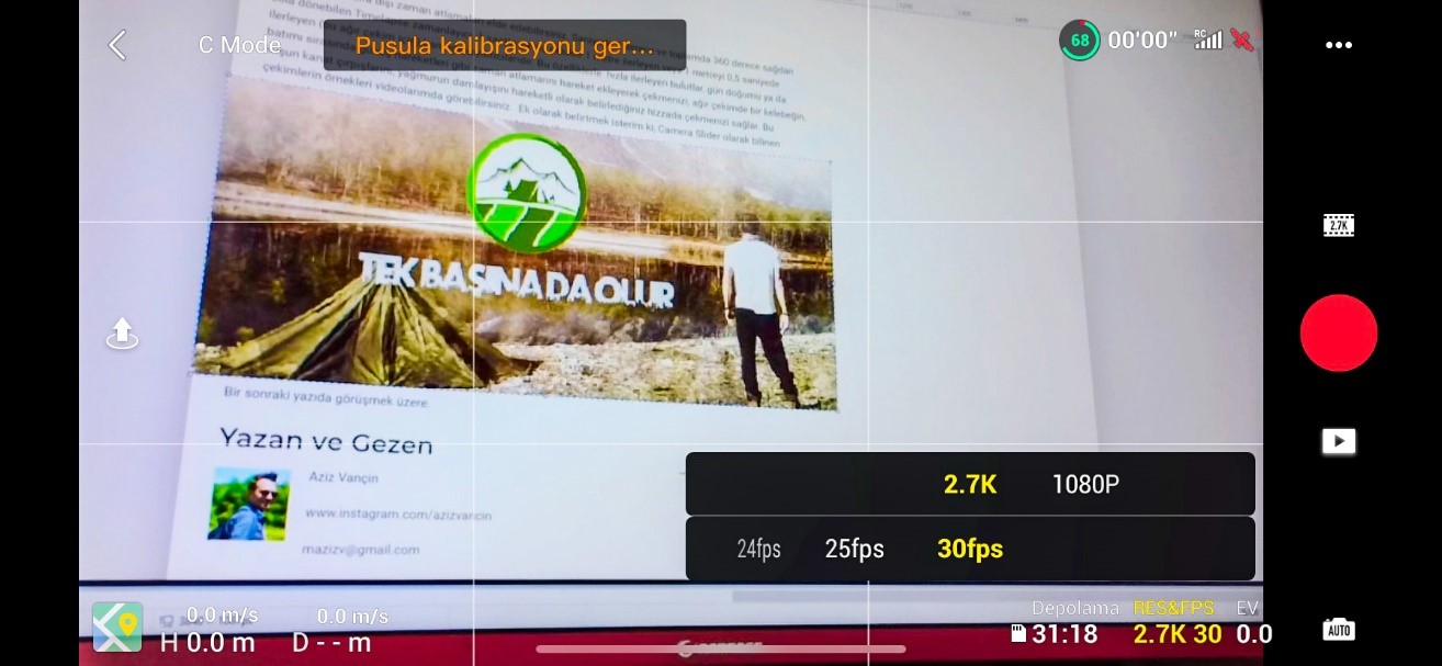 drone çekim yöntemleri